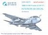 Quinta Studio QDS-48270 EA-6B Prowler (ICAP II) 3D-Printed & coloured Interior on decal paper (Kinetic) (Small version) 1/48